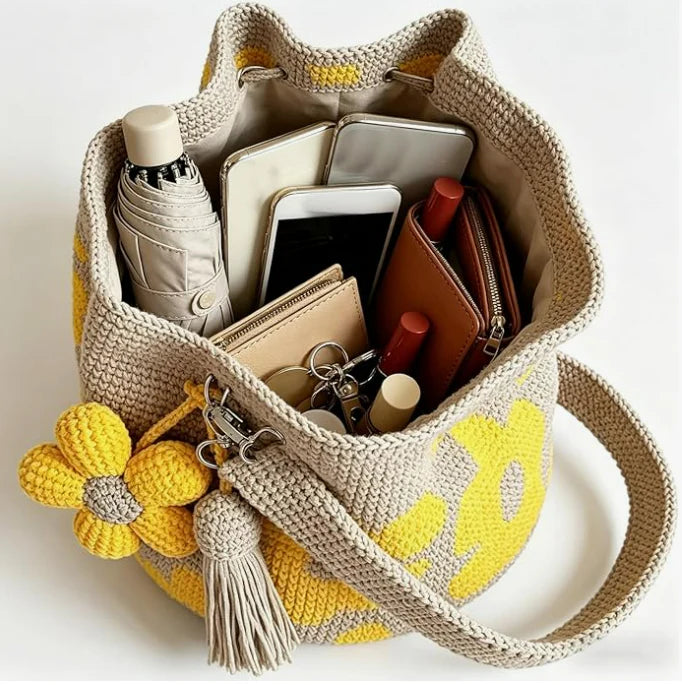 Ethan Flower Crochet Bag