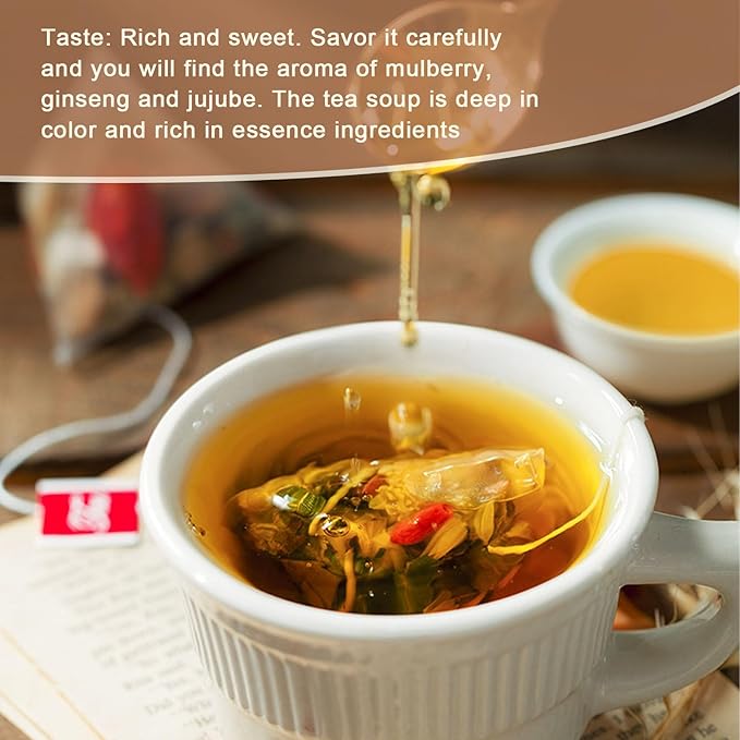 Newyuo® Ginseng & Mulberry Herbal Tea