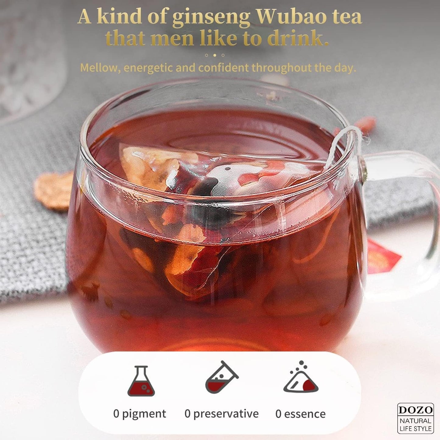 Newyuo® Ginseng & Mulberry Herbal Tea